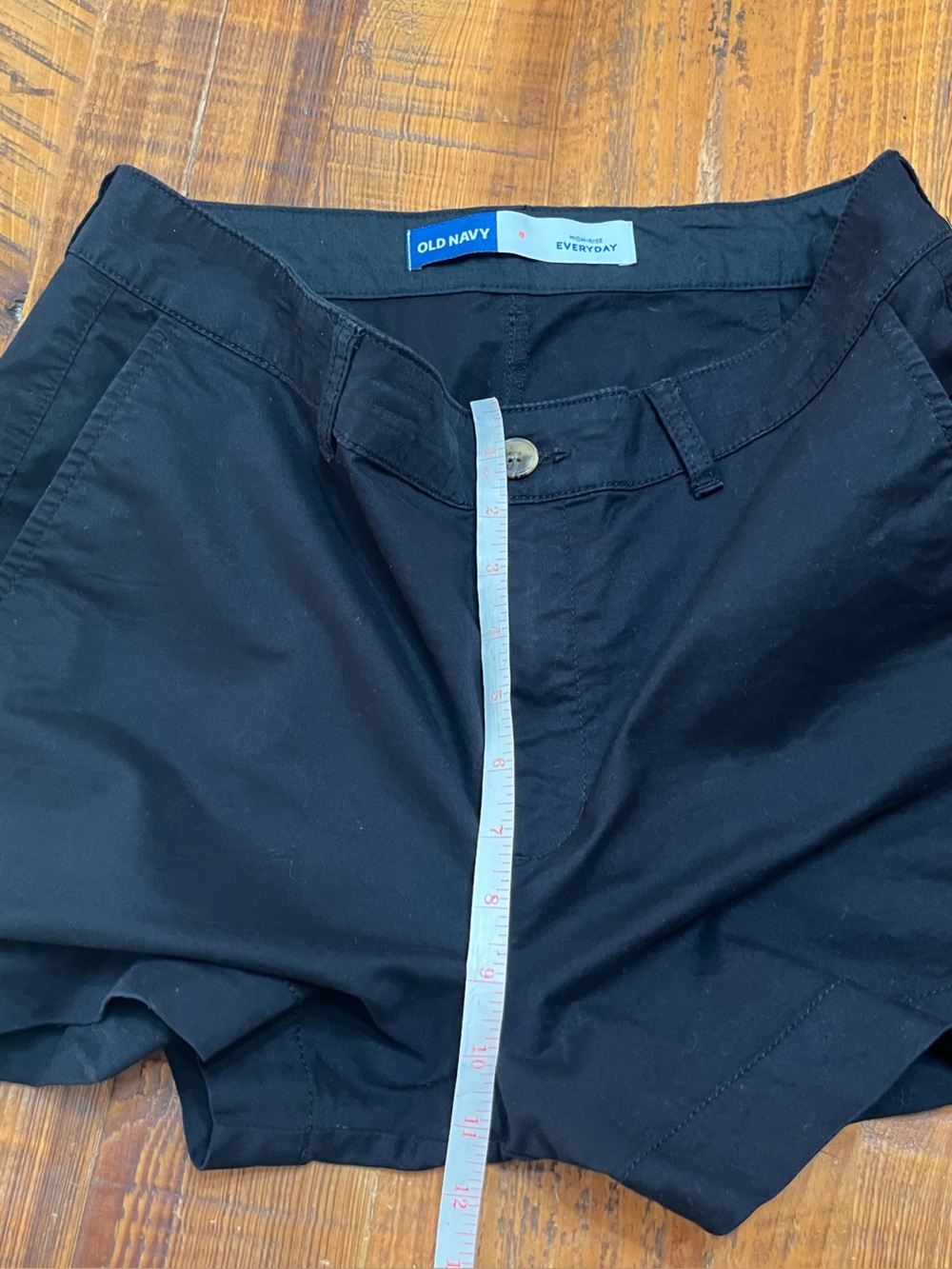 Old Navy Black High-Rise Everyday Shorts Size 8 - Picture 10 of 13